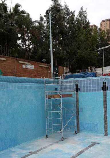 香港紅磡理工大学外墙翻新