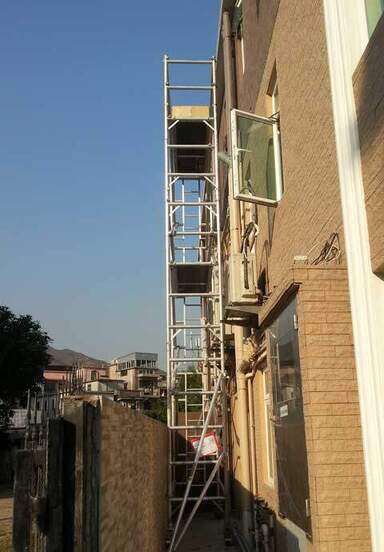 香港元朗八乡外墙喷漆