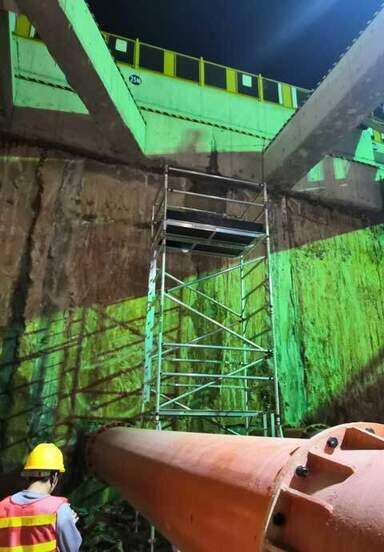 深圳龙岗同心村站大桥检修