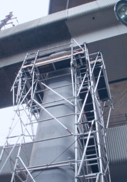 香港葵涌桥桥墩施工工程