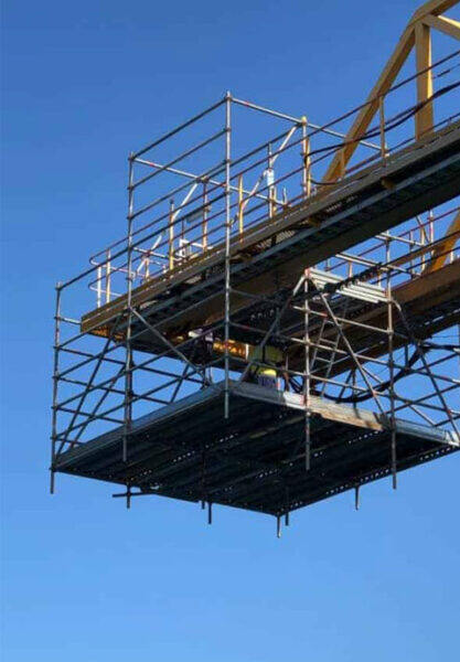 新型铝合金脚手架平台流行为大势所趋