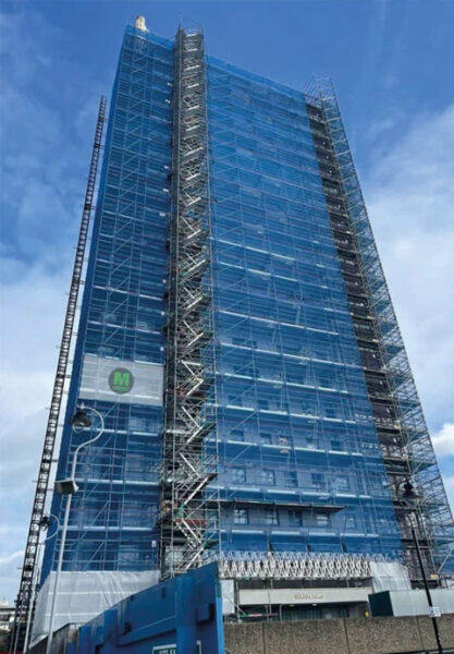 Layher & Mattison优化了高层翻新的通道