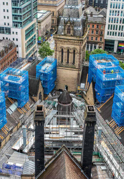 英国最大的商业脚手架项目